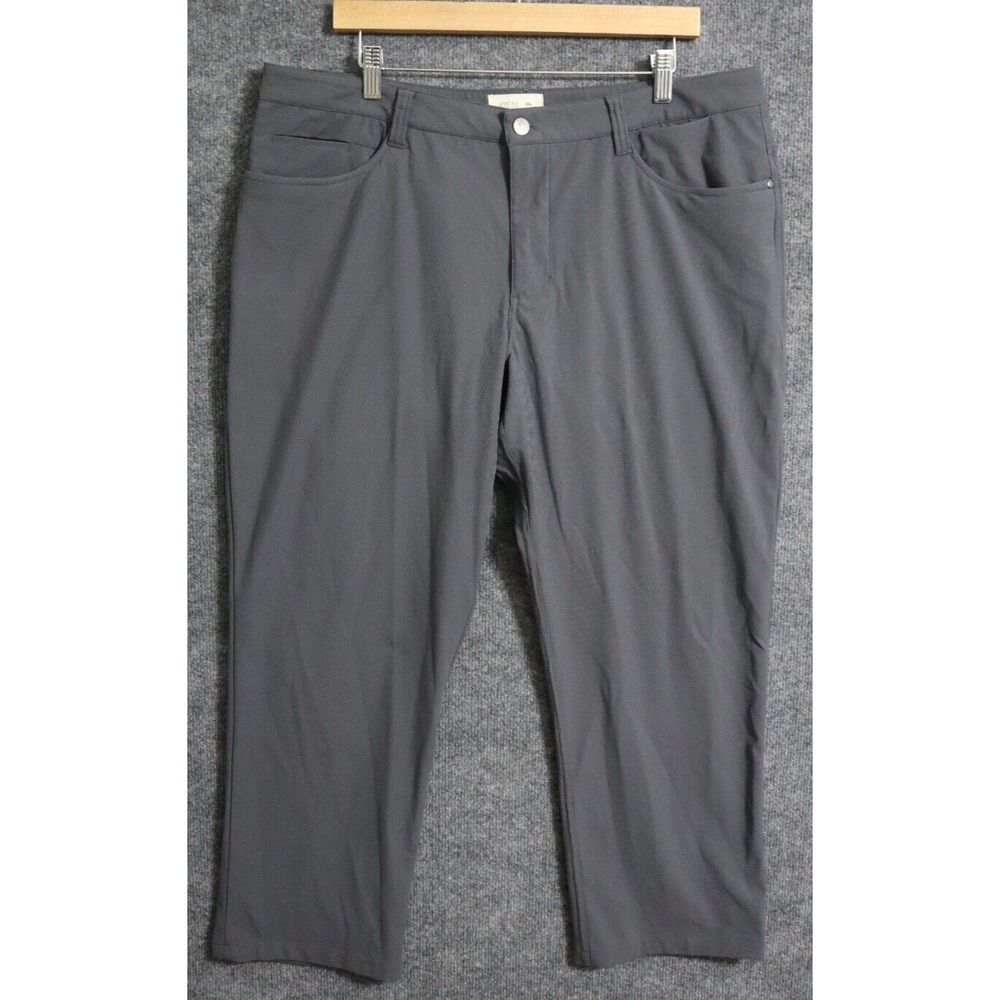 RYE 51 Pants Men 38 Gray‎ 27" The Voyager Tech Knit Chino Straight Fit Trouser